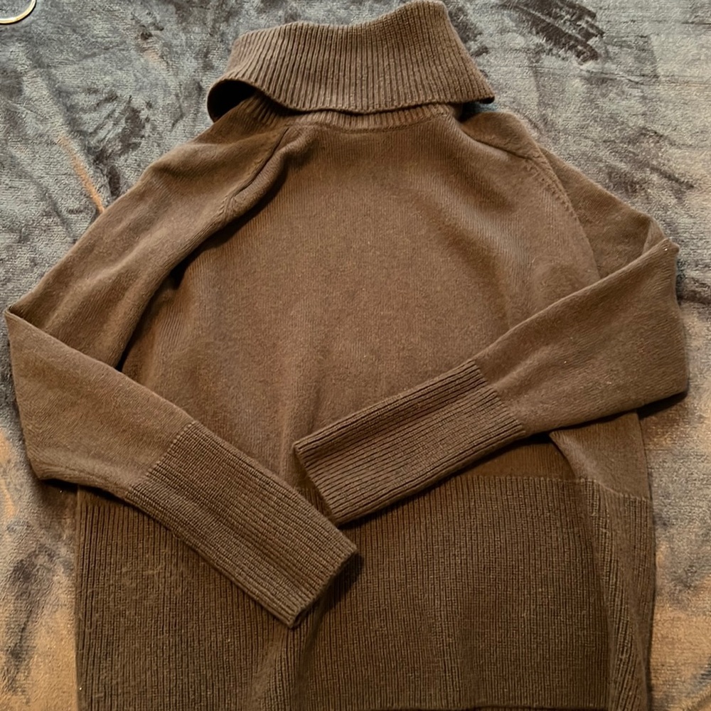 Athleta Wool Cashmere Aspen Turtleneck Sweater